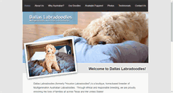 Desktop Screenshot of dallaslabradoodles.com